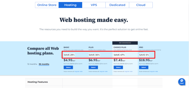 Bluehost Cost Without Black Friday Deal